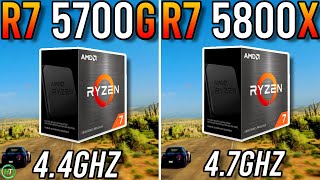 Ryzen 7 5700G vs Ryzen 7 5800X  Tested in 2023 [upl. by Anom]