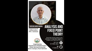 Analysis and Fixed Point Theory Part2 Fixedpointtheory operatortheory functionalanalysis [upl. by Faber]