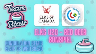 Elks U20  Consolation  Blair vs Whitbread [upl. by Siuqram866]