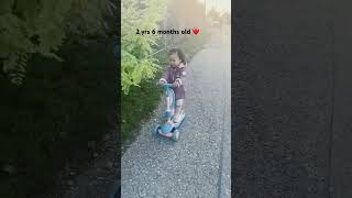 Riding scooter ❤️ toddler kids toddlerplaytime playing [upl. by Ire40]