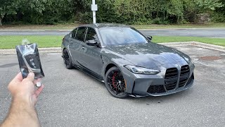 2024 BMW M3 Competition Start Up Exhaust Test Drive Walkaround POV and Review [upl. by Yug]