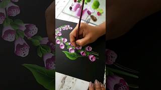 💫✨️ BEAUTIFUL and EASY Flower Painting FOXGLOVE shorts [upl. by Darya]