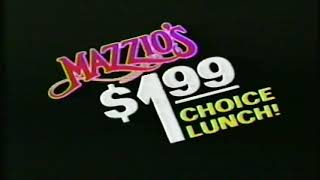 Mazzios 1996 Commercial [upl. by Eitsyrc]