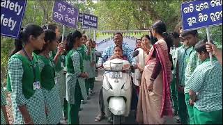 Awareness Programme on Road safety by SKC High School Patrapur Kendrapada [upl. by Doreg]