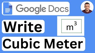 How to Type Cubic Meter m³ in Google Docs  Easy to Follow [upl. by Zeuqirdor]