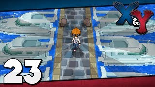 Pokémon X and Y  Episode 23  Exploring Coumarine City [upl. by Aicylla]