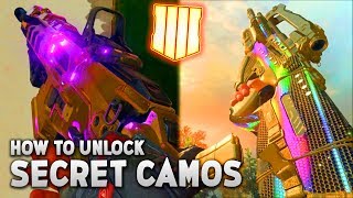 Black Ops 4 Every SECRET CAMO So Far and How to Unlock Them [upl. by Halima]