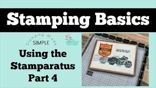 Stamparatus Basics Part 4 [upl. by Onaicram]