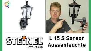 quotSTEINEL L 15 Squot Sensor Außenleuchte watt24Video Nr 83 [upl. by Asilak]