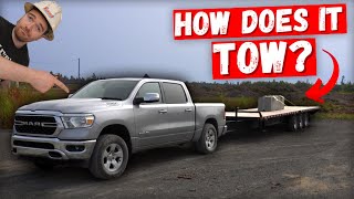 Ram 1500 57L HEMI V8 Engine Heavy Mechanic Review  HOW DOES IT TOW [upl. by Tiersten]