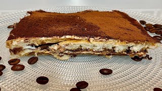 TIRAMISU CASERO EN 20 MINUTOS CON MAMBO FACIL Y DELICIOSO [upl. by Anem210]