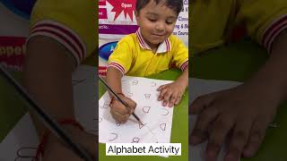 Alphabet Activity bestpreschoolnearme prayagraj brainymoppetsplayschool [upl. by Ardena659]