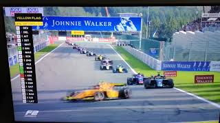 F2 Terribile incidente a SPA  Anthoine Hubert [upl. by Kirchner281]