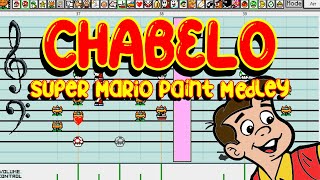 Chabelo Medley  Popurrí Made in Super Mario Paint [upl. by Stultz]