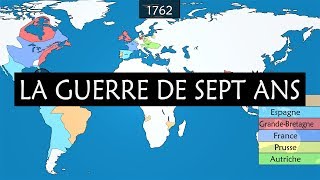 La guerre de Sept Ans  Résumé sur cartes [upl. by Haidedej934]