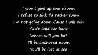 botdf  I refuse to sink Lyric video [upl. by Ellery]