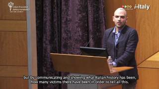 NYU Roberto Saviano  In Italy the best antimafia law in the world [upl. by Leesen]