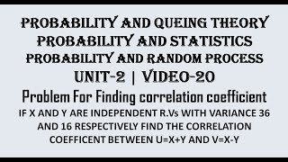 CORRELATION COEFFICIENT PROBLEM2  PQT PRP PampS UNIT2  VIDEO20 [upl. by Marinelli]