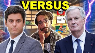 PASSATION entre BARNIER et ATTAL  CLASH et LANGUE DE BOIS  🔥 [upl. by Eniledgam415]