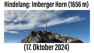 Hindelang Imberger Horn 17 Oktober 2024 [upl. by Filberte]