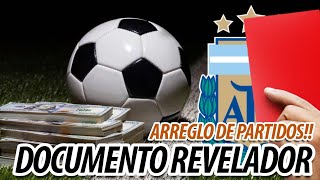 Impactante denuncia contra un árbitro argentino por amaños de partidos  Apuestas en el fútbol [upl. by Phyllis568]