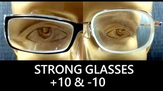 Strong thick glasses 10 amp 10 [upl. by Weihs675]