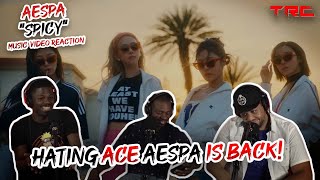 aespa quotSpicyquot Music Video Reaction [upl. by Elyrad]