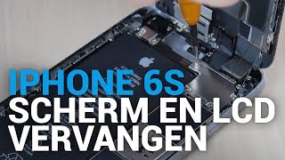 iPhone 6s scherm en LCD vervangen  Fixjenl [upl. by Annaig67]