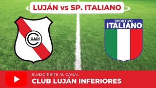 Club Luján vs Sportivo Italiano  Inferiores  Fútbol [upl. by Vasili]