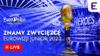 LIVE  FRANCJA WYGRYWA EUROWIZJĘ JUNIOR 2023 [upl. by Backler]