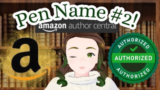 How to Set Up Author Central for your SECOND Pen Name [upl. by Golanka460]