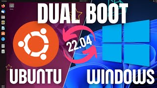 How to Dual Boot Ubuntu 2204 LTS and Windows 10  Step by Step Tutorial  UEFI Linux [upl. by Elraet387]