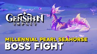 Genshin Impact Millennial Pearl Seahorse Boss Fight amp Location [upl. by Ystap]