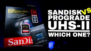 ProGrade vs Sandisk Which UHSII SD Card is Better [upl. by Idnahc]