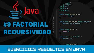 9 Ejercicios resueltos de JAVA FACTORIAL con recursividad [upl. by Cloots]