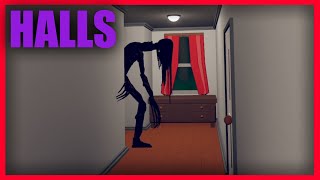 Something LURKS these HALLS  Halls in Rec Room [upl. by Ennovehc]