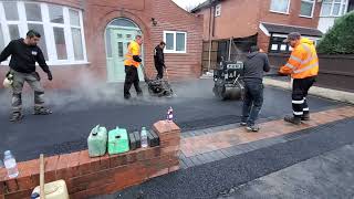 New Tarmac Driveway installed by Fcd Driveways Manchester [upl. by Nonarb589]