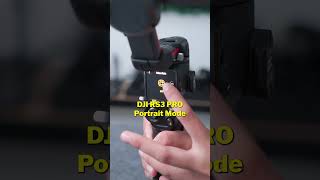 How to turn DJI RS3 PRO into Portrait Mode gimbal djirs3pro rs3pro portrait [upl. by Weinhardt]