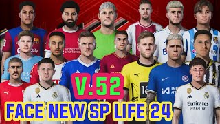 PES 2021 FACE NEW SPFL24 amp SPFL23 V52 Season 2024 [upl. by Arvin]