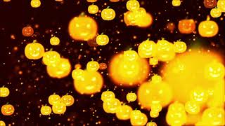 Twohour relaxing screensaver with Background with nice halloween pumpkins [upl. by Ramor]