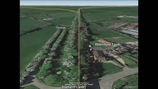 Disused railway flight sim Melton Mowbray to Newark GNampLNW Jt Ry [upl. by Deibel27]