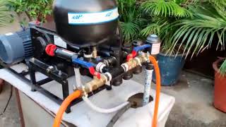 Three cylinder truck and bus washer make Himalaya 5HP [upl. by Sirromad784]