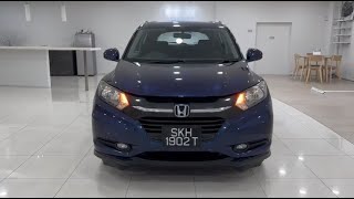 Honda HRV 15 LX CVT Revcam 2015 Blue Keyless Rear Entertainment  SKH1902T [upl. by Grady]