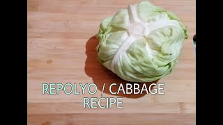 REPOLYO  CABBAGE RECIPE  Elays Kitchen [upl. by Leilah]