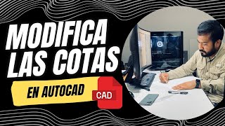 Modifica las cotas en Autocad ￼ [upl. by Neeruam858]