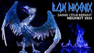 Safari Ltd ® Blauer Phönix  Blue Phoenix New 2024 Repaint  Mythical Realms  Unboxing [upl. by Eoin]