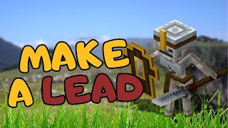 How to Make a Lead in Minecraft  Minecraft Tutorial 2024 [upl. by Eninotna656]