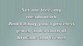 Meadowlark  The Bakers Wife Karaoke [upl. by Boehmer]