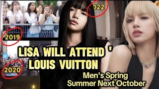 Lisa Will Be Present at Louis Vuitton Mens Spring Summer Collection PFW 2024 [upl. by Matless]