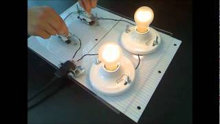 Two switch two light circuit explained [upl. by Ulysses]